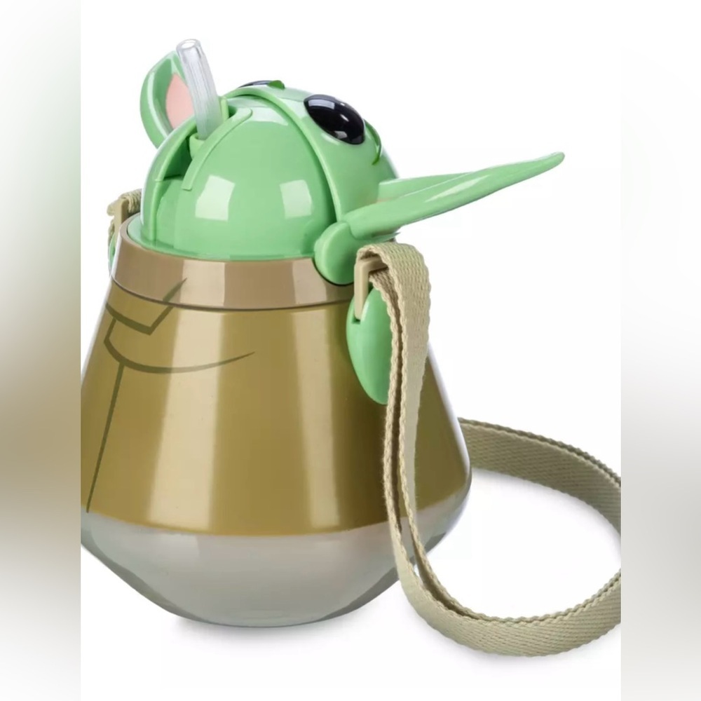 Grogu Travel Mug With Strap- Star Wars-Mandalorian NEW - Picture 2 of 7